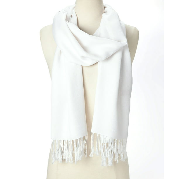 New Fashion Women's Long Soft Real 100% Silk Solid Scarf Wrap Shawl Stole 